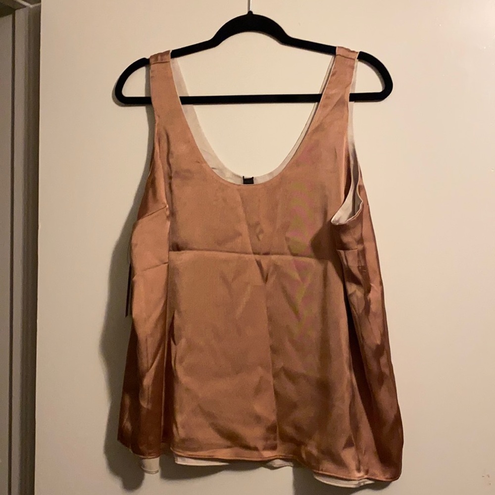 Express reversible satin tank top